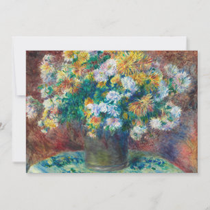 Carte Chrysanthèmes   Renoir