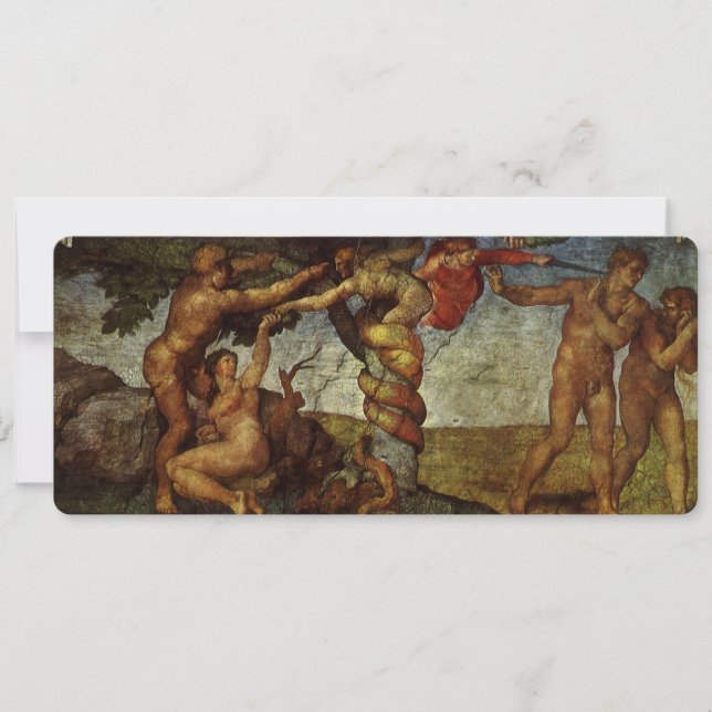 Carte Chute et Expulsion de Michel-Ange, Jardin d'Eden (Devant)