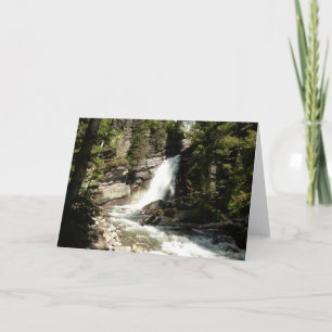 Carte Chutes Baring dans le parc national de Glacier