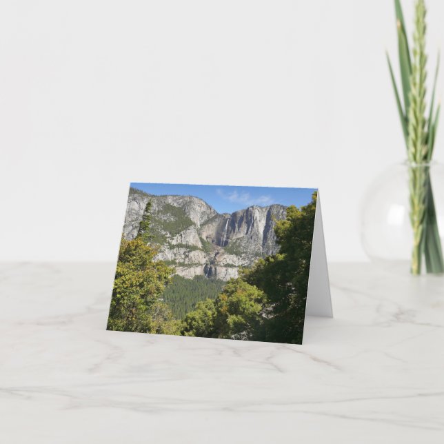 Carte Chutes de Yosemite de la piste Four Mile (Devant)