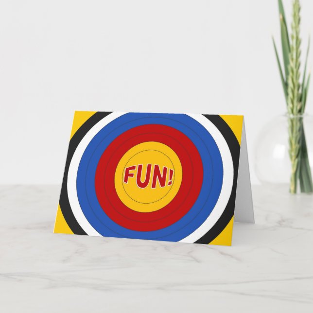 Carte Cible Amusement au camp d'été ! (Devant)