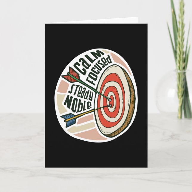 Carte Cible du tir à l'arc (Devant)