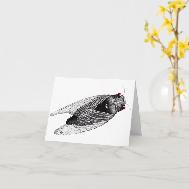 Carte Cicada (Fleur jaune)