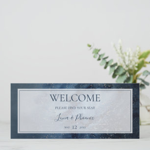 Carte Ciel céleste avec en-tête de graphique de siège de