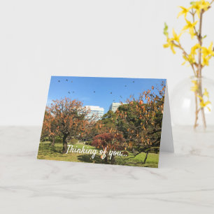 Carte Ciel d'automne nostalgique