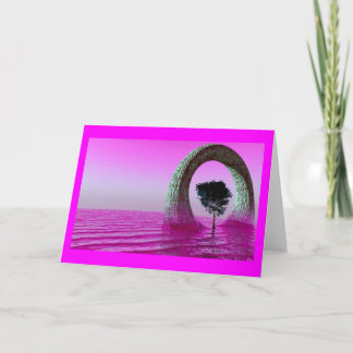 Carte ciel violet