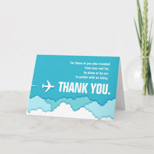 Carte Ciels conviviaux Voyageur éloigné Merci