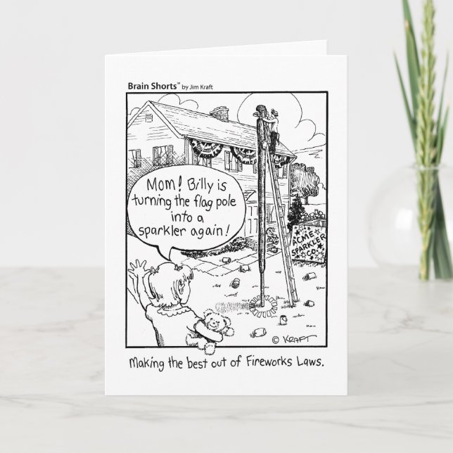 Carte "Cierge magique géant" par JIM Papier d'emballage (Devant)