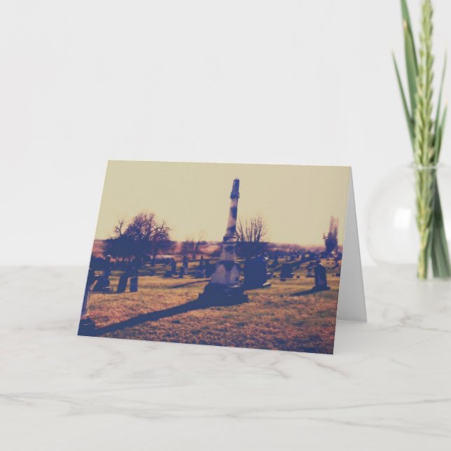 Carte Cimetière à Washington, Iowa (Devant)