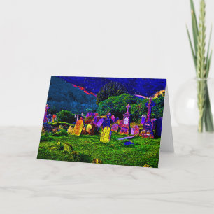 Carte Cimetière Coloré