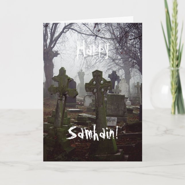 Carte cimetière éffrayant (Devant)
