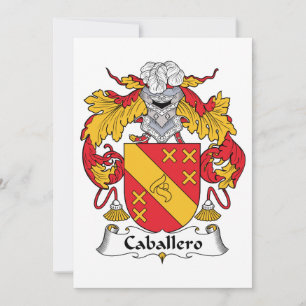 Carte Cimier familial de Caballero