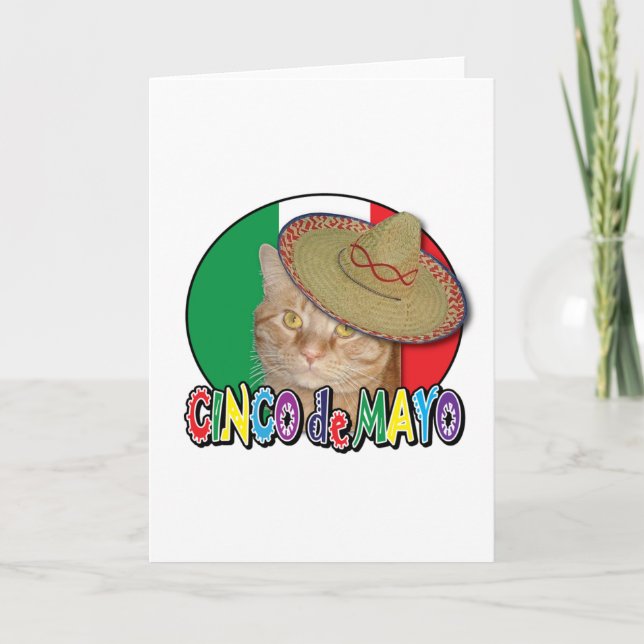 Carte Cinco de Mayo (Devant)