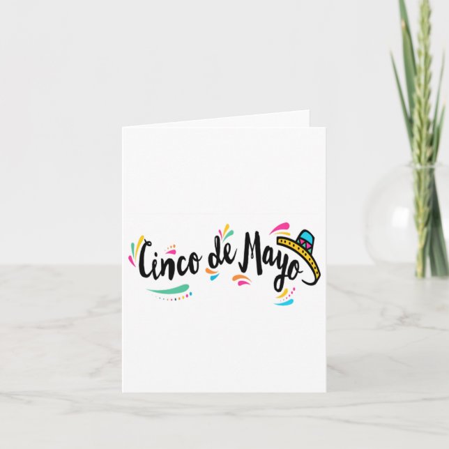 Carte Cinco De Mayo (Devant)