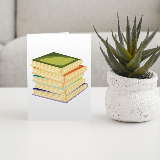 Carte Cinq livres empilés (Créateur téléchargé)