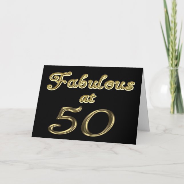 Carte Cinquante ans fabuleux à 50 ans de typographie d'o (Devant)
