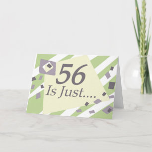 Carte cinquante-sixième Anniversaire