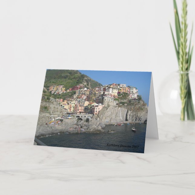 Carte Cinque Terre, Italie (Devant)
