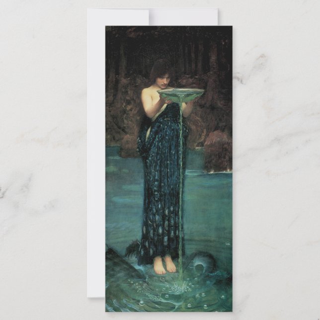 Carte Circe Invidiosa par John William Waterhouse (Devant)
