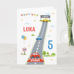 Carte Circuit de course pour enfants de voitures de cour