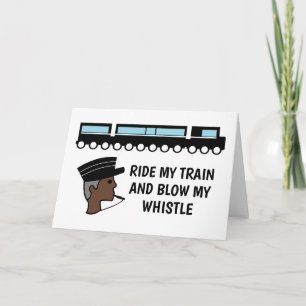 Carte Circuler dans mon train et siffler, Saint-Valentin
