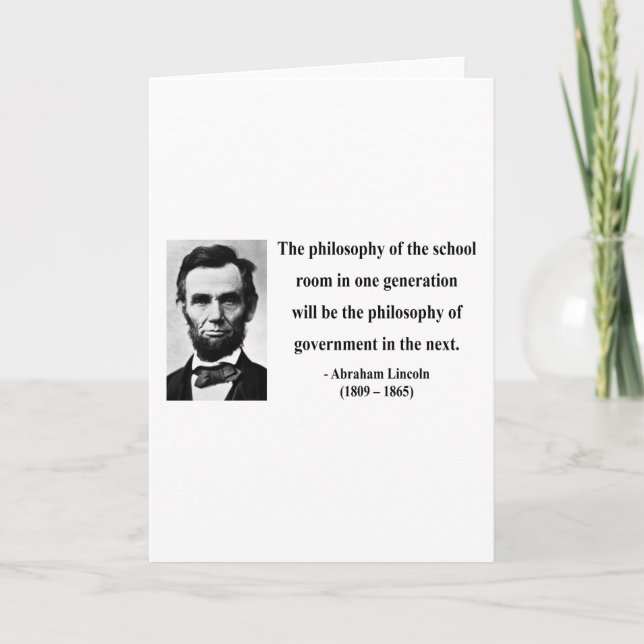 Carte Citation 11b d'Abraham Lincoln (Devant)