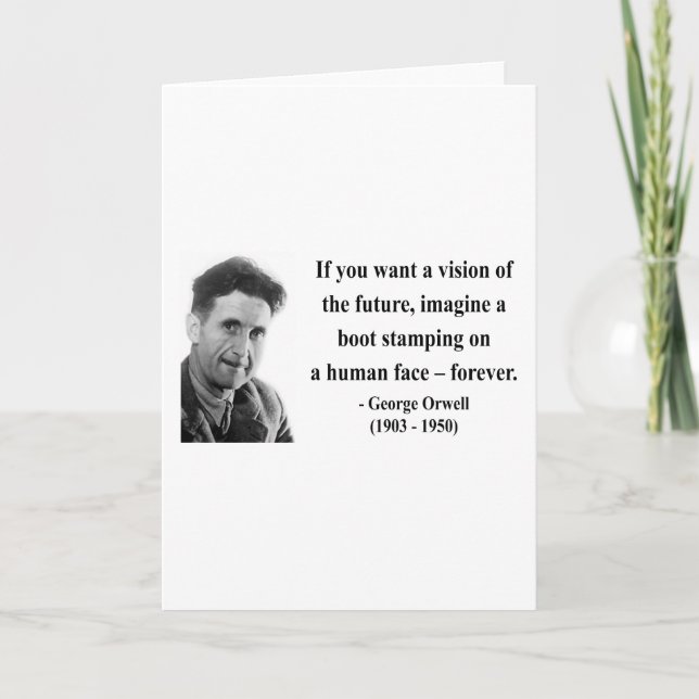 Carte Citation 9b de George Orwell (Devant)