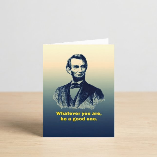 Carte Citation d'Abraham Lincoln (Créateur téléchargé)