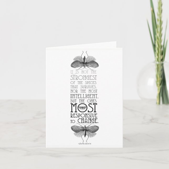 Carte Citation de Darwin (Devant)