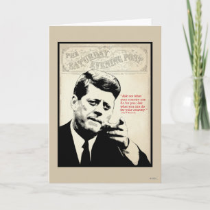 Carte Citation de John F. Kennedy