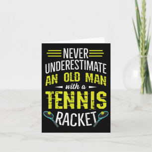 Carte Citation De Mens Tennis Court Pour Votre Joueur De