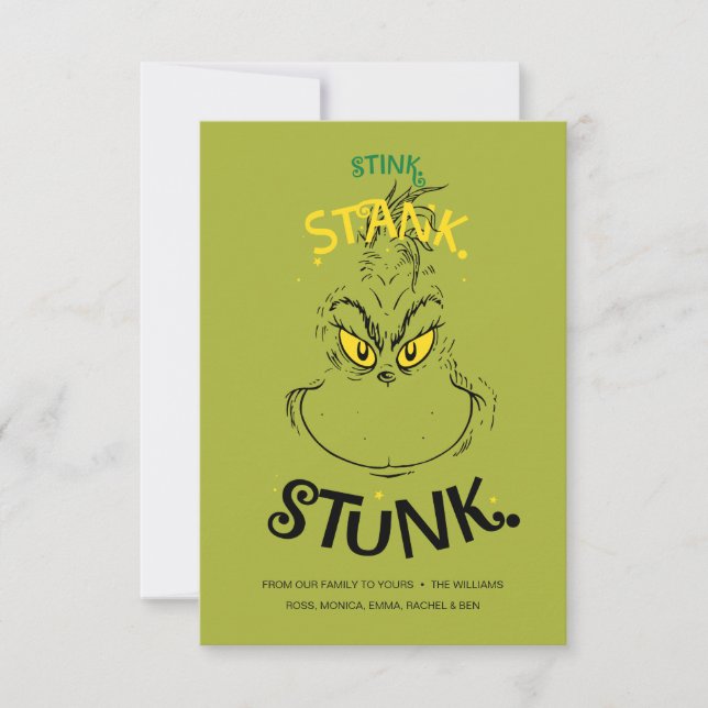 Carte Citation de Mister Grinch : Ça pue, ça pourrit, ça (Devant)