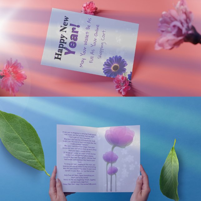 Carte Citation de shopping drôle Bonne année 2026 Design (#HolidayGifts #GiftIdeas #PositiveVibes #OfficeGift #CoworkerGift #ForHer #ForHim #FunnyQuote
#Trend)