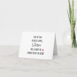 Carte Citation de soeurs