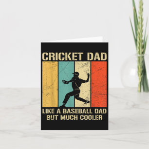 Carte Citation De Sport De Cricket Pour Un Père De Crick