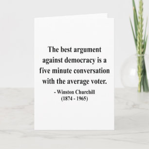 Carte Citation de Winston Churchill 10a