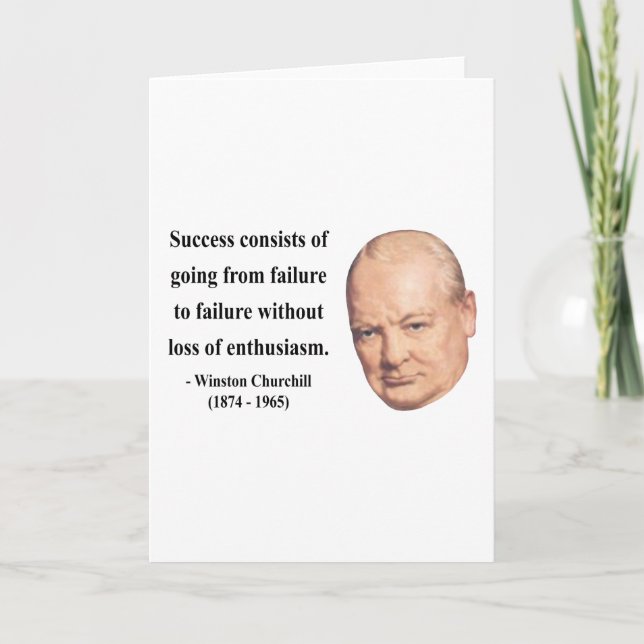 Carte Citation de Winston Churchill 5b (Devant)