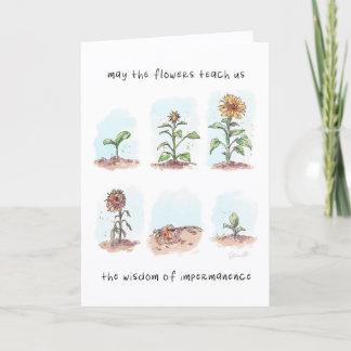 Carte Citation des fleurs