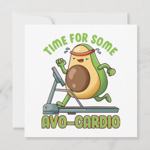 Carte Citation drôle d'humour de exercice de sport