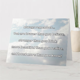 Carte Citation Empath Bravery Positive Encouragement