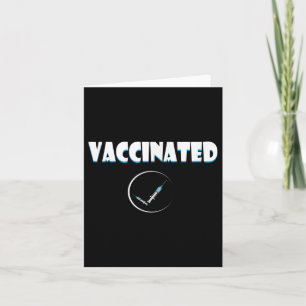 Carte Citation Graphique Vaccinée Sur Les Humours Drôle 