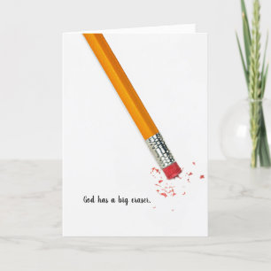 Carte Citation inspirante avec crayon
