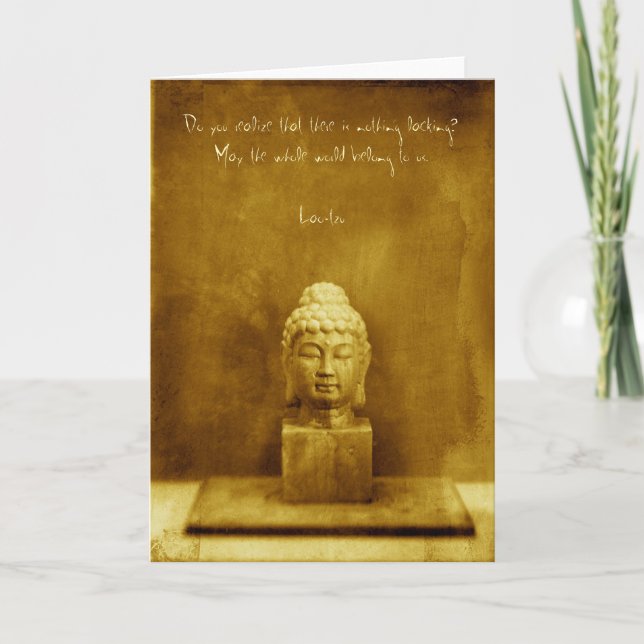 Carte Citation Lao Tzu (Devant)