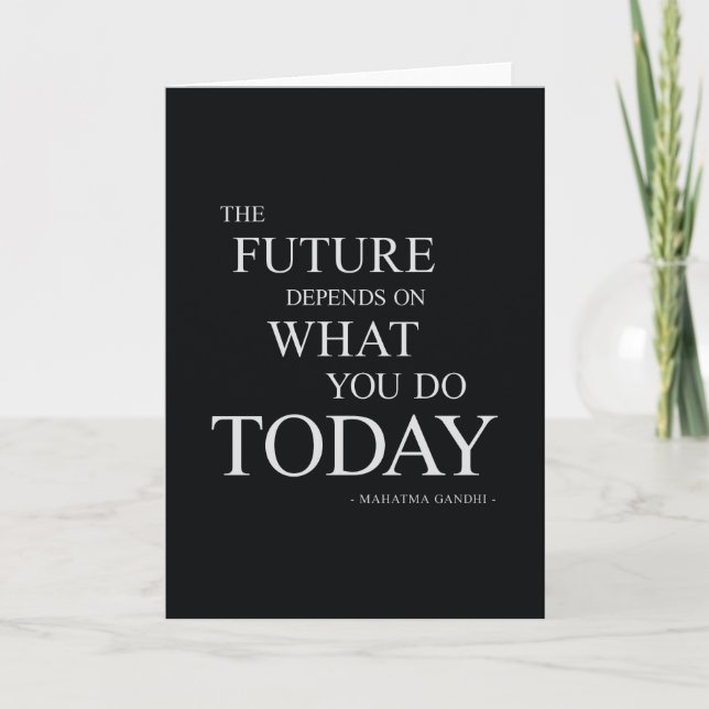 Carte Citation Motivationnelle Inspirationnelle (Devant)