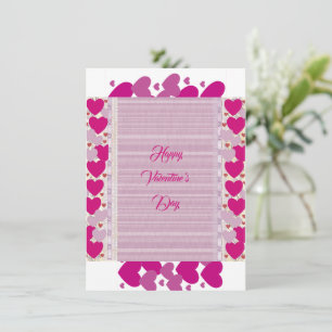 Carte Citation romantique du petit ami de Valentine, coe