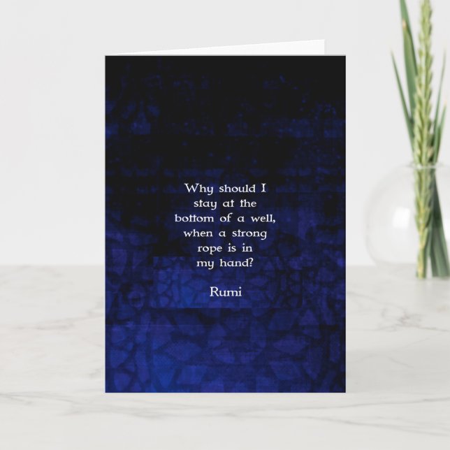 Carte Citation Rumi Inspiration Take Action (Devant)