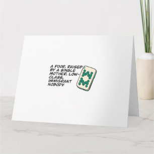 Carte Citation scène de Mahjong de Crazy Rich Asians Cla