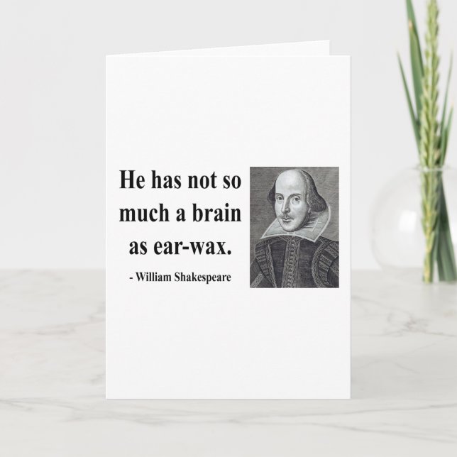 Carte Citation Shakespeare 12b (Devant)