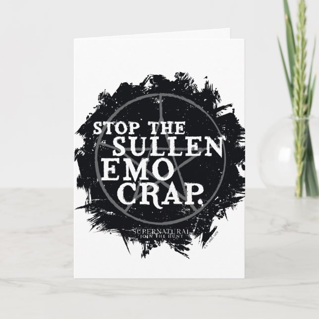 Carte Citation surnaturelle "Emo" (Devant)