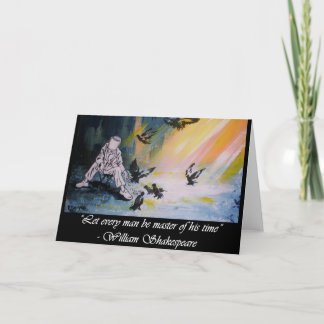 Carte Citations de inspiration réfléchies de têtes de